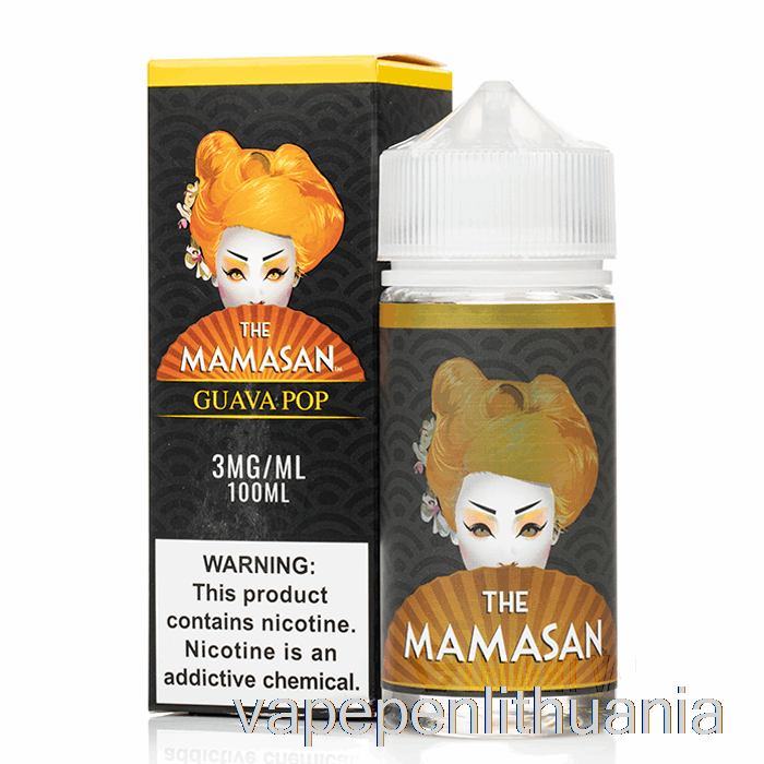 Gvajavos Pop - Mamasan - 100 Ml 3mg Vape Skysčio